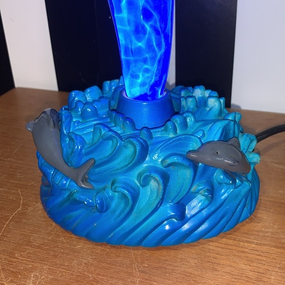 Retro Vintage Y2K Dolphin Plasma Lamp Beachy Ocean Nautical Tropical Neon Light - Picture 5 of 14